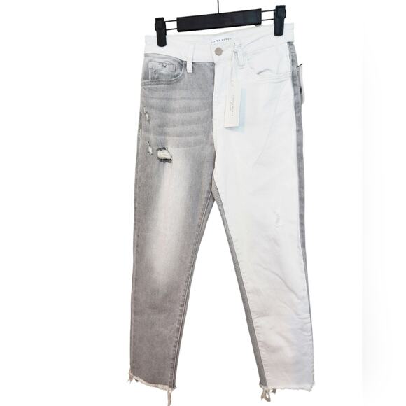 NWt Flying Monkey Invincible - Super High Rise Stretch Boyfriend Jeans 25 - Picture 8 of 14